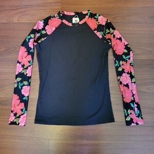 Billabong Sweet Song Long Sleeve Rashguard Size Large